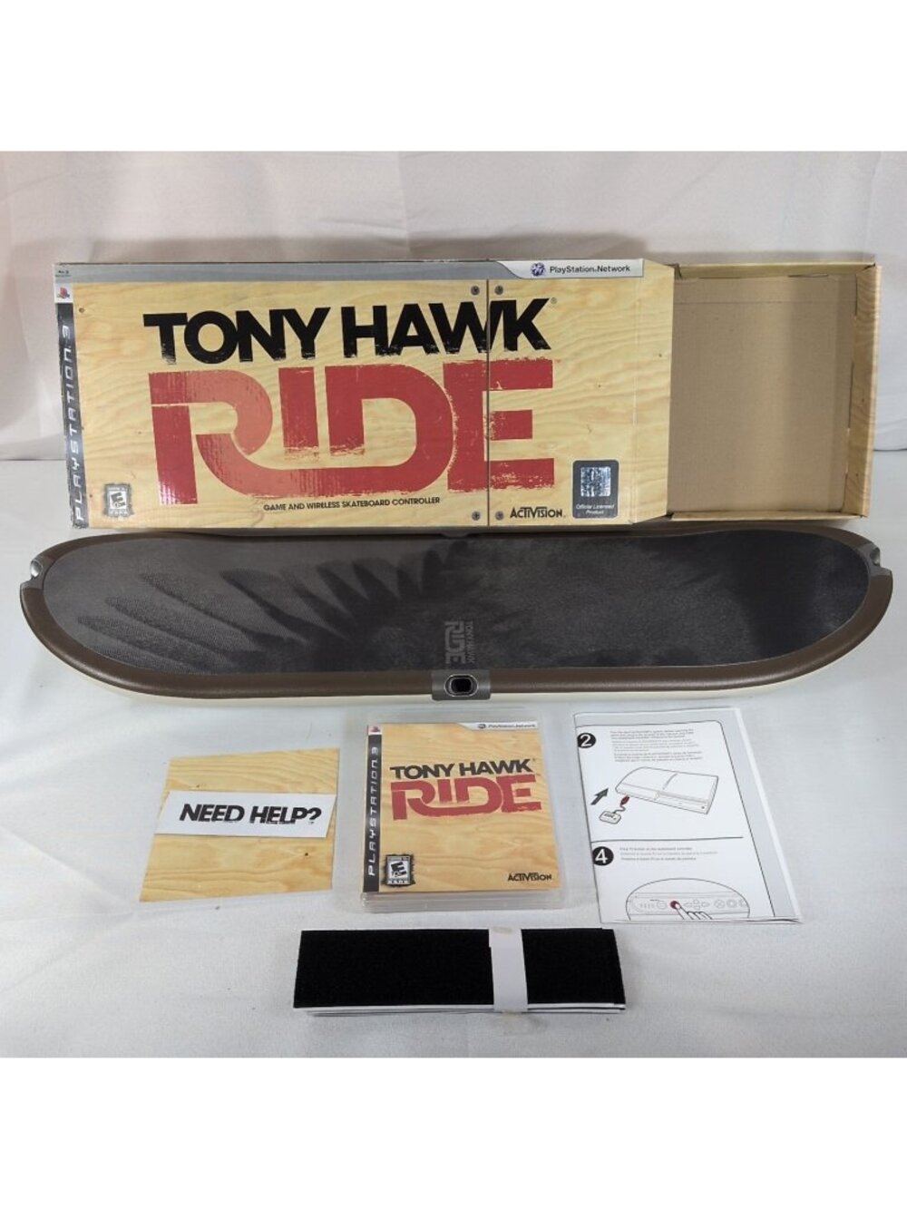 Tony Hawk RIDE PlayStation 3 Game Board Manual No Dongle Untested Good Condition